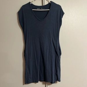 Comfortable Pact Shirt Dress with Pockets